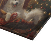 Samoyed Hond Kerstfeest Snijplank (Hoek)