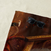 Samoyed Hond Kerstfeest Strandlaken (In situ)