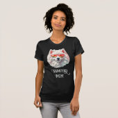 Samoyed Hond Mam Zonnebril T-shirt (Voorkant volledig)