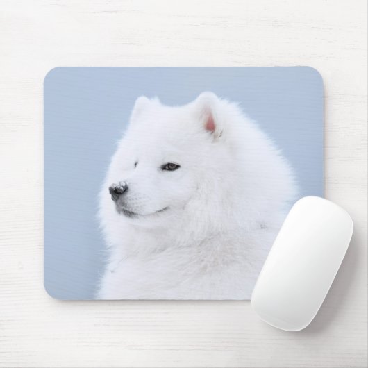 samoyed hond muismat (Met muis)