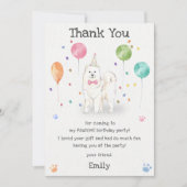 Samoyed Hond Puppy Dog Verjaardag Dank u kaart (Voorkant)