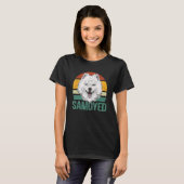 Samoyed Hond Samoyeds Hondeneigenaar Samoyed 1 T-shirt (Voorkant volledig)