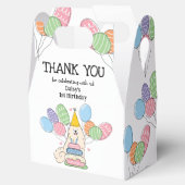 Samoyed Hond Verjaardag Dank u Favor Box Bedankdoosjes (Geopend)