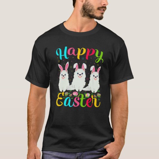 Samoyed Hondenliefhebber Easter Bunny Samoyed Happ T-shirt (Voorkant)