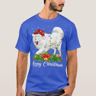 Samoyed Hondenliefhebber Matching Santa Hat Samoye T-shirt