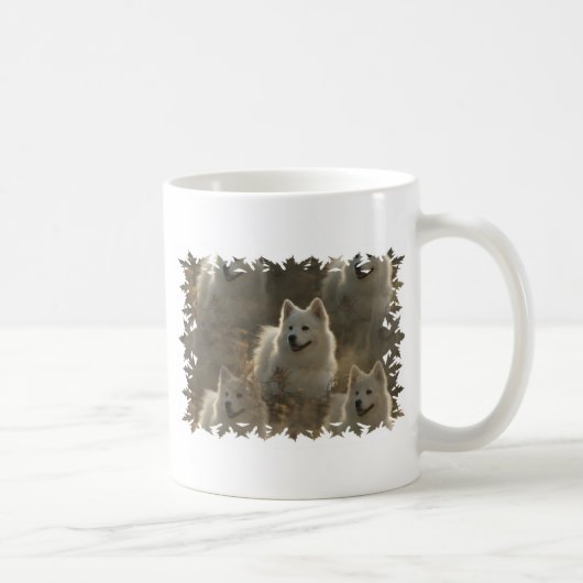 Samoyed Hondenras Coffee Mok (Rechts)