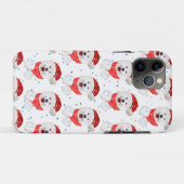 Samoyed Hondenras Kerststerren Case-Mate iPhone Case (Achterkant (horizontaal))