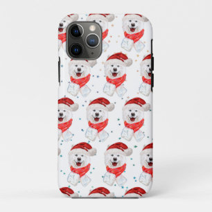 Samoyed Hondenras Kerststerren Case-Mate iPhone Case