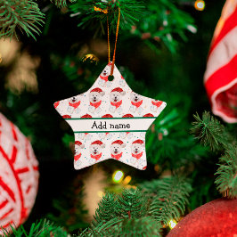 Samoyed Hondenras Kerststerren Keramisch Ornament