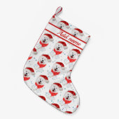 Samoyed Hondenras Kerststerren Kleine Kerstsok (Voorkant (Hangend))