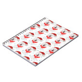 Samoyed Hondenras Kerststerren Notitieboek (Linkerzijde)