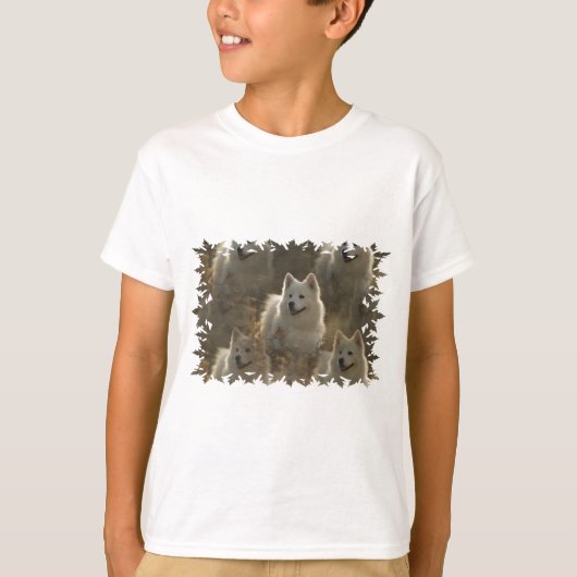 Samoyed Hondenras T-shirt (Voorkant)