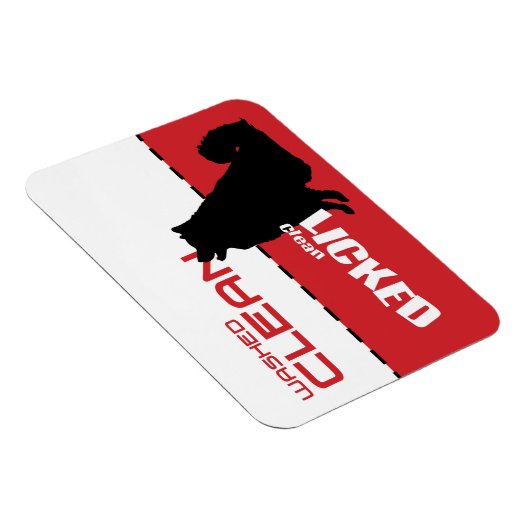 Samoyed Husky Dog Dishwasher Magnet - Gematureerd  Magneet (Rechterzijde)