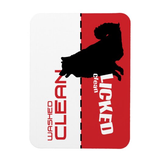 Samoyed Husky Dog Dishwasher Magnet - Gematureerd  Magneet (Verticaal)