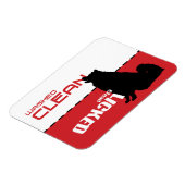 Samoyed Husky Dog Dishwasher Magnet - Gematureerd  Magneet (Linkerzijde)