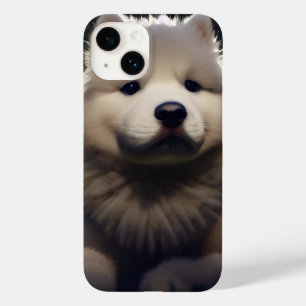 Samoyed Husky Puppy Fluffy Schattig Cute Dog Art Case-Mate iPhone 14 Hoesje