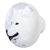 Samoyed Keramische Knop (Rechts)