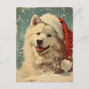 Samoyed kerst briefkaart
