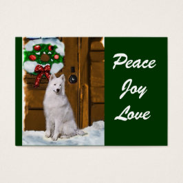 Samoyed Kerstcadeaus Visitekaartjes
