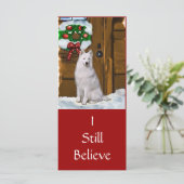 Samoyed kerstcadeautjes (Staand voorkant)