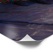 Samoyed Kerstfeest Seizoen Perfect Poster (Hoek)