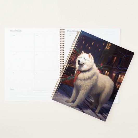 Samoyed Kerstfeest Seizoen Planner (Display)
