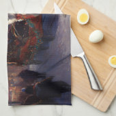 Samoyed Kerstfeest Seizoen Theedoek (Quarter Fold)