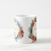 Samoyed Kerstkrans Feestelijke Pup Koffiemok (Center)