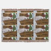 Samoyed Kerstmis Deken (Voorkant)