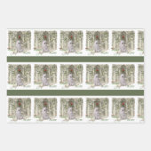 Samoyed Kerstmis Inpakpapier Vel (Voorkant)