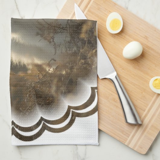 Samoyed Kitchen Towel Theedoek (Quarter Fold)