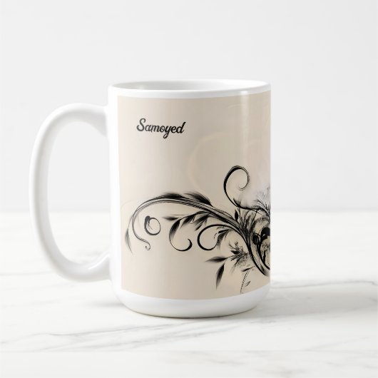 Samoyed Koffiemok (Links)