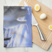 Samoyed Laat het sneeuwen Kerstmis Theedoek (Quarter Fold)