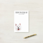 Samoyed Liefhebber Post-it Notities Post-it® Notes (Op bureau)