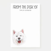 Samoyed Liefhebber Post-it Notities Post-it® Notes (Voorkant)