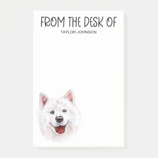 Samoyed Liefhebber Post-it Notities Post-it® Notes (Voorkant)