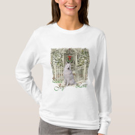 Samoyed Liefhebbers Kerstmis T-shirt