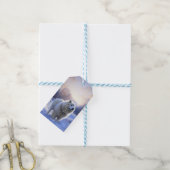 Samoyed liet het sneeuwen Kerstmis Cadeaulabel (Met Touw)