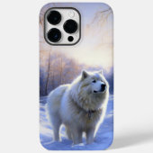 Samoyed liet het sneeuwen Kerstmis Case-Mate iPhone Case (Achterkant)
