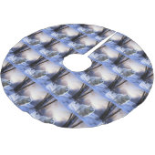 Samoyed liet het sneeuwen Kerstmis Kerstboom Rok (Gekanteld)