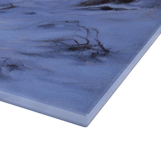 Samoyed liet het sneeuwen Kerstmis Snijplank (Hoek)