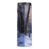 Samoyed liet het sneeuwen Kerstmis Thermosbeker (Achterkant)