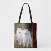 Samoyed Lovers Tote Bag (Voorkant)