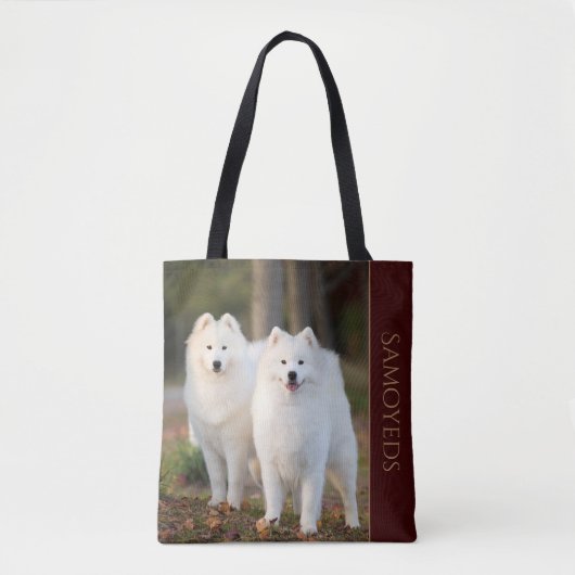 Samoyed Lovers Tote Bag (Voorkant)