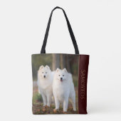 Samoyed Lovers Tote Bag (Achterkant)