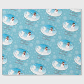 Samoyed Magic Wrapping Paper: Matte, Glossy, Linen Cadeaupapier (Vlak)