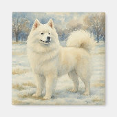 Samoyed Magneet (Voorkant)