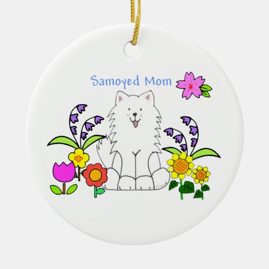 Samoyed mama Ornament (Voorkant)