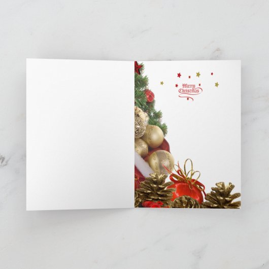 Samoyed Merry Christmas Kaart (Binnen)