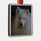 Samoyed Metalen Ornament (Rechts)